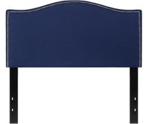 Flash Furniture Lexington Upholstered Twin Size Headboard in Navy Fabric