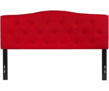 Flash Furniture Cambridge Tufted Upholstered Full Size Headboard in Red Fabric