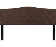 Flash Furniture Cambridge Tufted Upholstered Queen Size Headboard, Dark Brown
