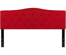Flash Furniture Cambridge Tufted Upholstered Queen Size Headboard in Red Fabric