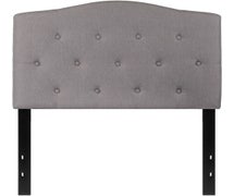Flash Furniture Cambridge Tufted Upholstered Twin Size Headboard, Light Gray