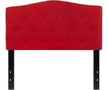 Flash Furniture Cambridge Tufted Upholstered Twin Size Headboard in Red Fabric