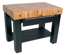 John Boos HMST36245-CR Homestead Gourmet Butcher Block 36X24X5, Cherry