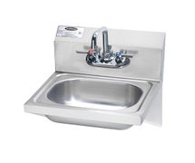 Krowne Metal  HS-10 16"W Hand Sink with Side Support Brackets