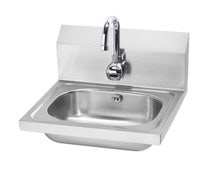Krowne Metal  HS-11 16"W Hand Sink with Single Hole Electronic Sensor Faucet with Gooseneck Spout
