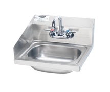 Krowne Metal HS-2-LS  16" Wide Hand Sink with Left Side Splash