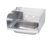 Krowne Metal HS-26-LF 16" Wide Hand Sink with 4" Centers and Side Splashes 