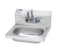 Krowne Metal HS-43 16"W Hand Sink with Wrist Blade Handles