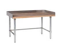 Tarrison TAHT4B3072G - Work Table, baker's top, 72"W x 30"D, 1.75" thick hardwood top