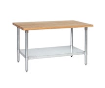 Tarrison TAHTS2430G - Work Table, baker's top, 30"W x 24"D, 1.75" thick hardwood top