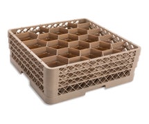 Vollrath TR12HHH Traex 30-Compartment Glass Rack with Three Extenders, Beige 