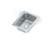 Vollrath 101-1-2 - Self-Rimming Single bowl sink