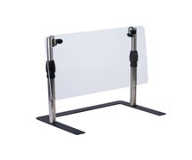 36" Mobile Countertop Breathguard - Sized For Standard Banquet Tables