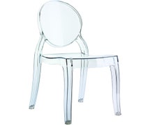 Compamia ISP051-TCL Baby Elizabeth Kids Chair Transparent Clear