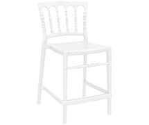 Compamia ISP074-GWHI Opera Polycarbonate Counter Stool Glossy White