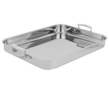 Vollrath 49433 Miramar Display Cookware Stainless Large Food Pan With Handles  4.6Qt.