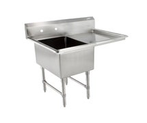 John Boos 1B16204-1D18R Sink, (1) 16"W X 20" Front To Back X 14" Deep Compartments, (1) 18" Right Drainboard