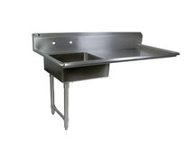 John Boos EDTS8-S30-60UCL Straight-Dirty Undercounter Dishtable, 60"W X 30"D, Straight Design, Left to Right