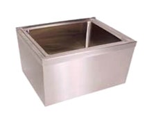 John Boos PBMS2016-6 Mop Sink, Floor Mounted, 24-5/8" L-R