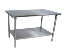 John Boos ST6-3030SSK - Stainless Steel Work Table with Undershelf, 30"W X 30"D