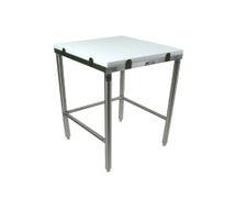 John Boos GMT009 Poly Top Work Table with Stainless Steel Legs, 30"x36"