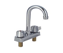 John Boos PBF-4-D-10LF Economy Faucet, Deck Mounted, 4" Centers