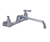John Boos PBF-16-SLF Sink Mixing Faucet, With 16" Swing Nozzle, Wall Mounted