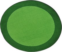 Joy Carpets 1898XLE-02 All Around Area Rug, 13'2", Round, Green