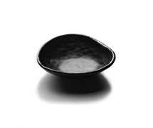 Elite Global JWT65-B Irregular Edge Round Bowl, 5 1/8" dia.  x 1 3/4" H., Black, CS of 6/EA