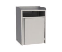 Lakeside 4310 Stainless Steel Trash Station with Tray Return Top