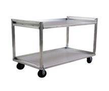 Lakeside PB2237 PrisonBilt Heavy-Duty Correctional Aluminum Two Shelf Utility Cart