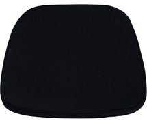 Flash Furniture LE-L-C-BLACK-GG Soft Black Fabric Chiavari Chair Cushion