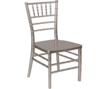 Flash Furniture HERCULES PREMIUM Pewter Resin Stacking Chiavari Chair