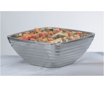 Vollrath 47635 Insulated Serving Bowl - Level Design, Beehive Texture, Square - 5-3/16 Qt. Capacity