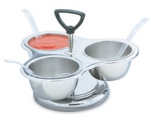 Vollrath 99637 Revolving Condiment Server - (3) 10 oz. Capacity