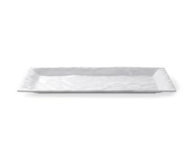 Elite Global M1775-W - Crinkled Paper Melamine Tray - 17"Wx6"D - White