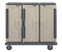 Meal Delivery Cart Capacity 60 Trays 14" X 11", Granite Gray