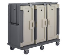 Meal Delivery Cart Capacity 30 Trays 14" X 18" Coffee Beige