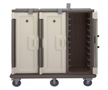 Cambro MDC1418T30731 Meal Delivery Cart Capacity 30 Trays 14" X 18", Dark Brown