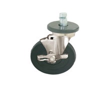 Eagle Group CSB5-300 Stem Caster with Brake, 5" wheel diameter, 1-1/4" wheel face