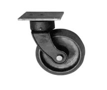 Metro C6PB - Plate Caster, 6" Diam, Brake, Polyurethane, Set