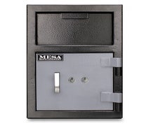 Mesa Safe MFL2014K 0.8 Cu. Ft. Depository Safe, All Steel with Key Lock, Two-Tone Black & Grey