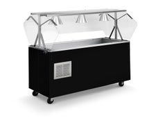Vollrath R38715 - Refrigerated Buffet Unit - 46"W with Doors, 3 Wells, Black