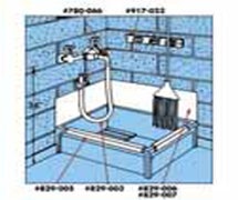 Winthrop Supply 67.2424 Wall Guards for Floor Mop Sink 829-001