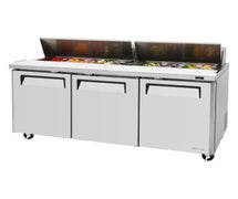 Turbo Air MST-72-N - Commercial Refrigerated Sandwich and Salad Prep Table - 3 Doors - 19.0 Cu. Ft. 