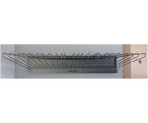 Matfer 845025 Drying Rack, Wall Mount, 57-3/4"L X 14"H, (24) 30-1/5" Long Pivot Bars