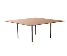 Maywood Furniture DLDEL42SQ Deluxe Folding Table, Square Top