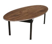 Maywood Furniture DPORIG6072OVAL Original Folding Table, Oval Top