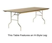 Maywood Furniture ML1872 Standard Folding Table, Rectangular Top