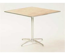 Maywood Furniture MP24SQPED30 Standard Pedestal Table, Square Top